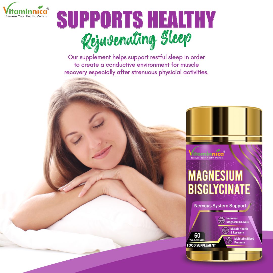 Women PCOS Care Bundle- Vitaminnica Magnesium Bisglycinate+ Her Health+ Iron+Folic Acid- 180 Capsules