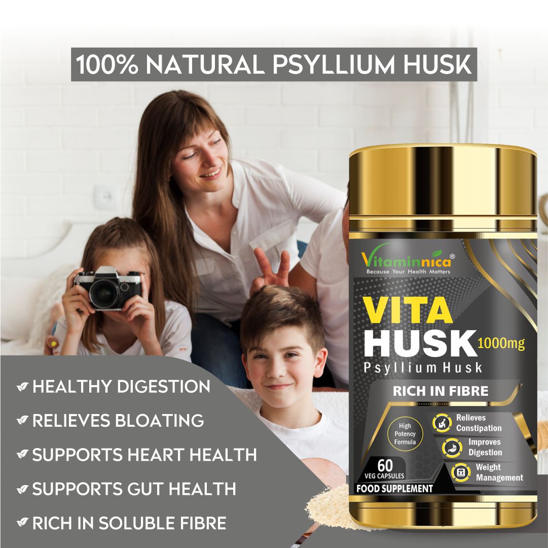 Vitaminnica Vita Husk Psyllium Husk- 60 Capsules