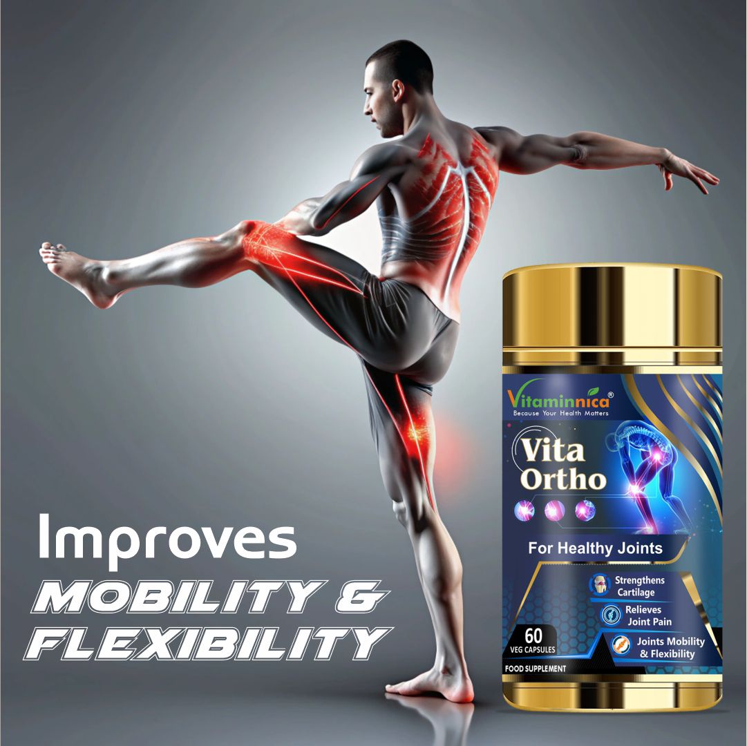 Vitaminnica Vita Ortho- Healthy Bones & Joints- 60 Capsules