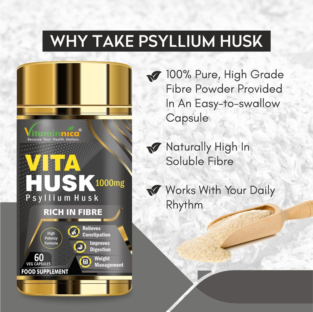 Vitaminnica Vita Husk Psyllium Husk- 60 Capsules