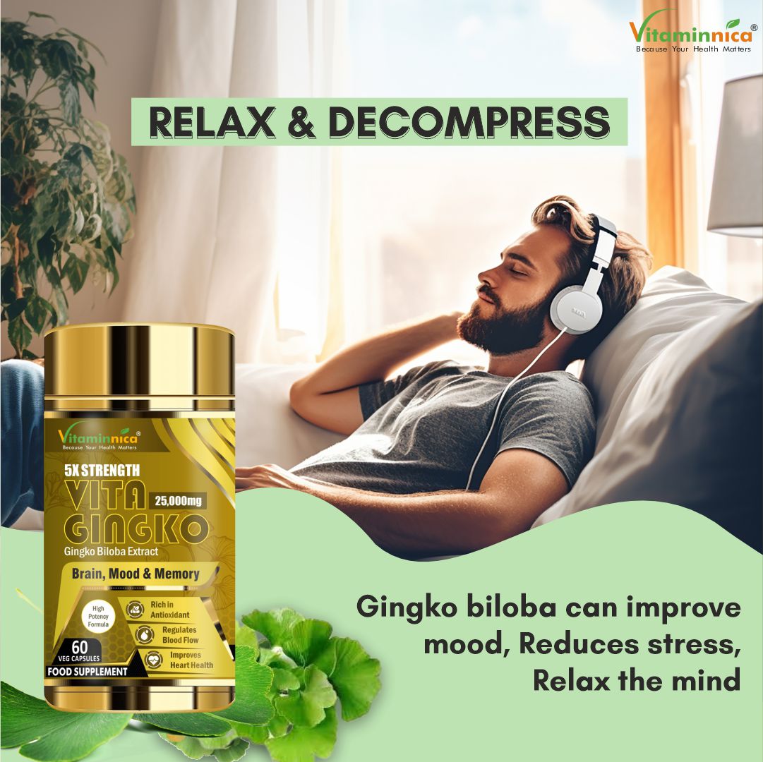 Vitaminnica Vita Gingko 500mg- 60 Capsules