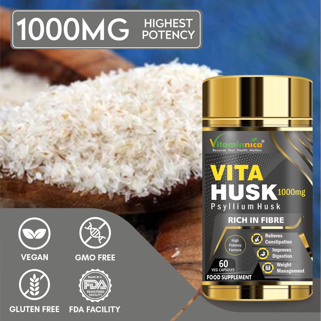 Vitaminnica Vita Husk Psyllium Husk- 60 Capsules
