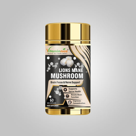 Vitaminnica Lions Mane Mushroom- 60 Capsules