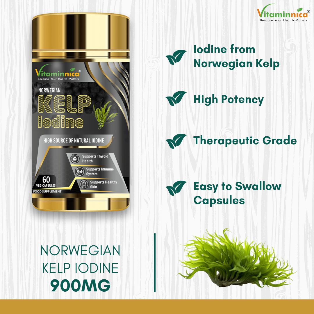 Vitaminnica Norwegian Kelp Iodine- 60 Capsules