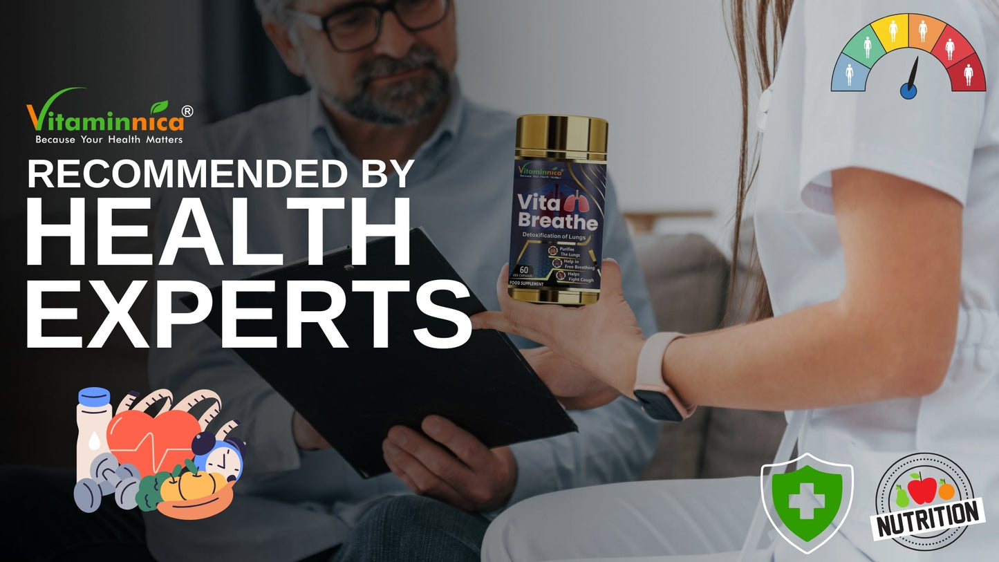 Vitaminnica Vita Breathe: Most Recommended For Lungs Support -60 Capsules